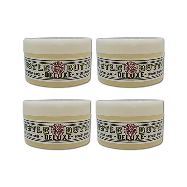 Hustle Butter HUSTLE BUTTER 100% Natural Ingredients Tattoo Aftercare 148ml x 4pcs (4 x 5 oz)