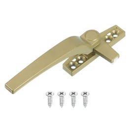 sourcing map 1Pcs Casement Window Locking Handle, Zinc Alloy Locking Handle Grasp Grip Left Hand for Windows, Champagne Color