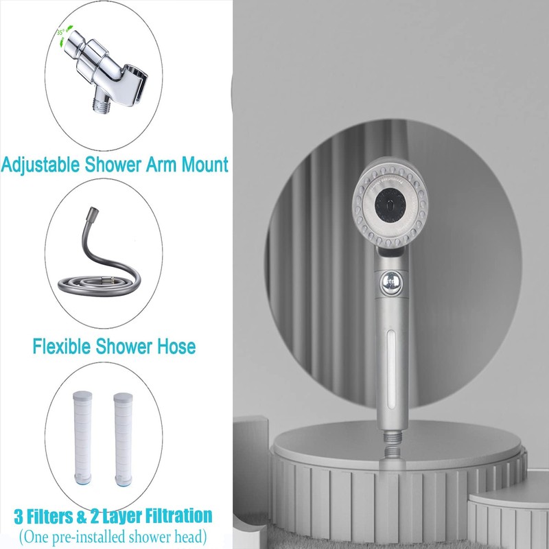 Shower Head with Handheld, Shower Heads High Pressure, High Flow