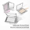 KYDA Highlighter Makeup Palette, Shimmer Highlighter Powder Makeup Palette, Diamond