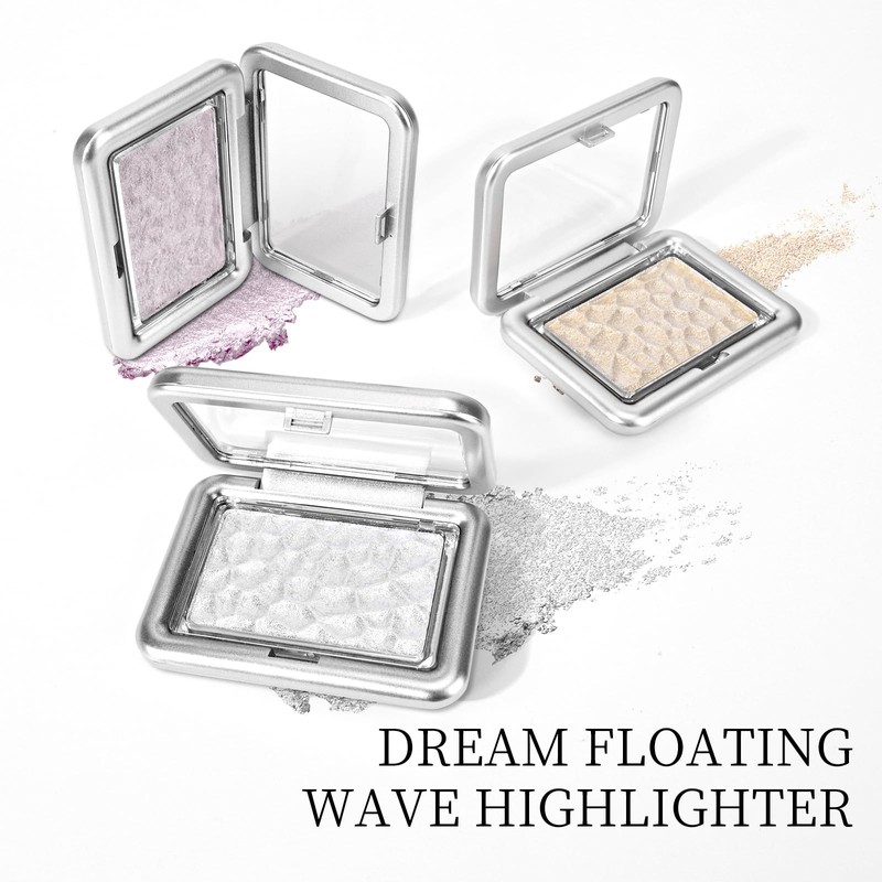 KYDA Highlighter Makeup Palette, Shimmer Highlighter Powder Makeup Palette, Diamond