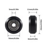 Aokin 3D Printer POM Wheel Plastic Pulley Linear Bearing for