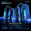 Rohent 2-Pack Hands-Free Neck Fan - 4000mAh USB-C Rechargeable with