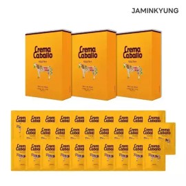 Jaminkyung 자민경 크레마카발로 마유 마스크 25g 3박스 (30매) Jaminkyung Cremacavallo Horse Oil Mask 25g 3 Boxes (30 Sheets)