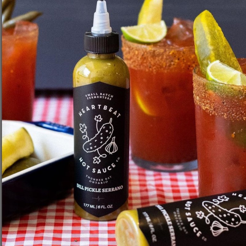 Heartbeat Hot Sauce Dill Pickle Serrano Hot Sauce, 6 FZ