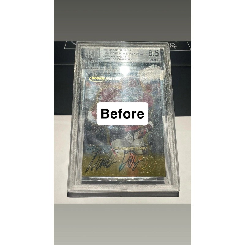 Sports Card Cleaning Kit Spray Polish Grading Centering PSA SGC