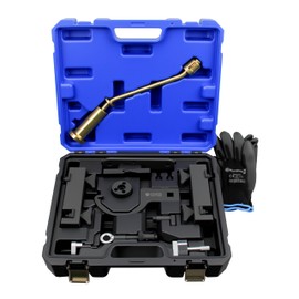 Kuntech Engine Camshaft Alignment Timing Tool Kit Compatible with Land Rover 3.0L 5.0L Engine, Compatible with Discovery 3 or 4 3.0T, 12 PCS Camshaft Locking Tools with Fuel Pump and Injector Tool