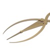 Eyebrow Ruler Multifunctional Stainless Steel 3 Point Positioning Ruler for