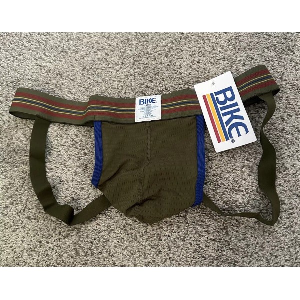 Bike Mesh Jockstrap - Large - Olive Green