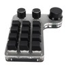 Programmable Keyboard with RGB 3 Knob 12 Keys 2.4G USB