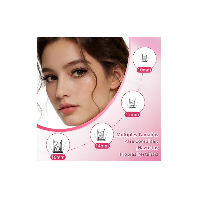 GORGEOUS OLIVIA Set de Pinzas Para Pestañas Postizas Autoadhesivas,Las Pestañas