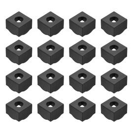 PATIKIL Pool Chalk Holder, 16 Pack Billiard Chalk Storage Holder Portable Cue Chalk Holder Billiards Pool Table Accessory for Billiard Chalk, Black