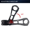 PLATTBK Bicycle Stem Adjustable Handlebar Riser Extension 31.8 mm ±
