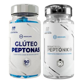 Kit Glúteo Peptonas + Reductivo Peptónico Para Cortisol Cáps