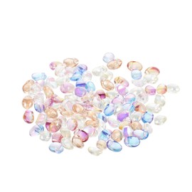 TOVINANNA 100Pcs Candy Color Nail Art Diamonds Decorative Manicure Gems Shiny Rhinestones for DIY Nail Design for Nail Enthusiasts and Creative Nail Art Projects
