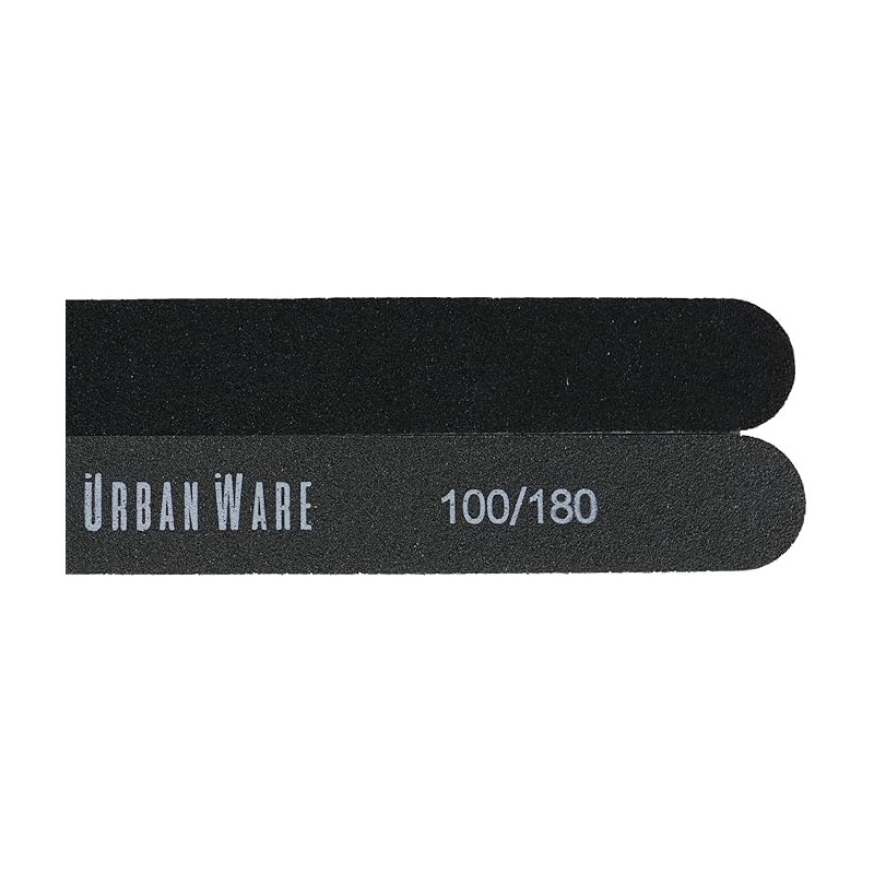 Professional Nail Files 10 Pack Double Sided 100/180 Grit Washable