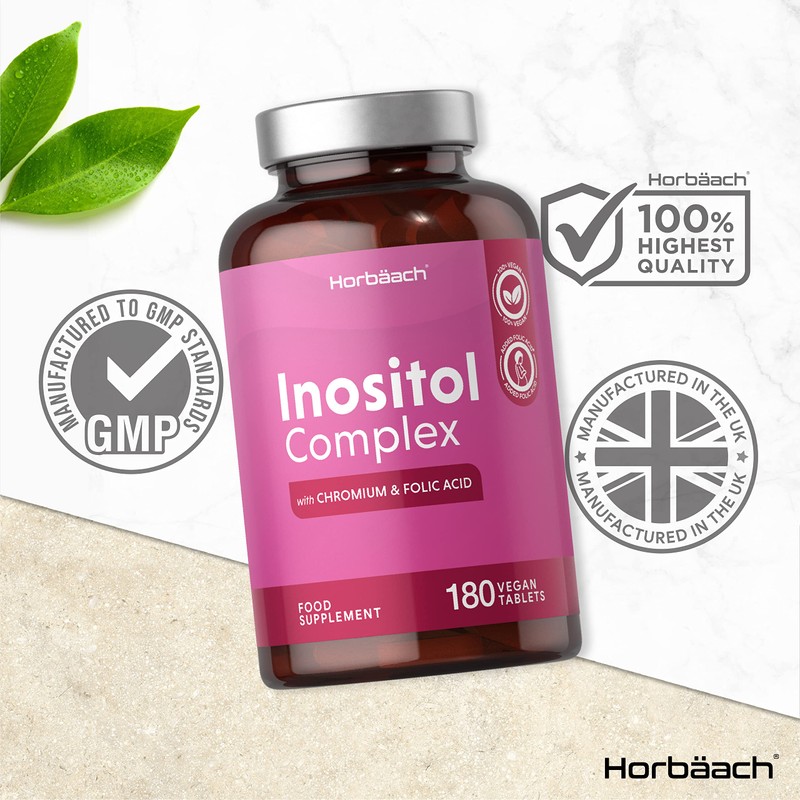 Inositol Tablets | Inositol Powder Complex | 180 Count |