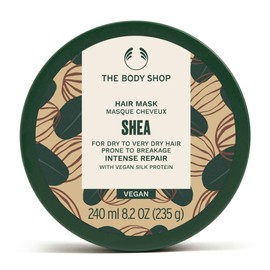 The Body Shop Shea Intense Repair Hair Mask (1x 240ml), Intense Repair Hair Mask for Dry Hair, Made with Shea Butter & Coconut Oil, Vegan, 95% Ingredients of Natural Origin, Reduces Breakage