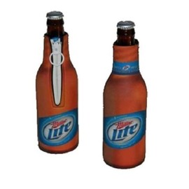 Miller Lite Beer Bottle Suit Holder Cooler Huggie Coolie Kaddy