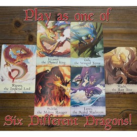 Pillage the Village! | Dragon-Themed Board Game | 2-6 Players | Fast-Paced & Easy to Learn | 20-30 Min Playtime | Simultaneous Actions | Fantasy Card Game | Great for Family Game Night & D&D Fans