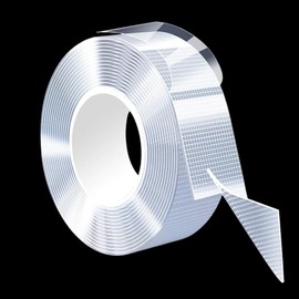 Super Strong Double Sided Tape, Super Multi-purpose, Fiber Included, Double-sided Tape, Strong, Removable, Magic Tape, For Cars, Home, Companies, Industrial, 0.8 inch (2 mm), 0.8 inch (2 mm), Width