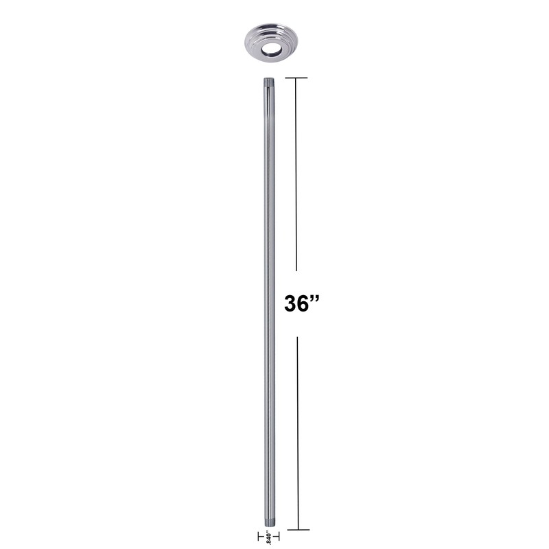 Westbrass 1/2" IPS x 36" Ceiling Mounted Shower Arm with