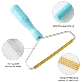 Pet Hair Remover Carpet Rake Reusable Cat Dog Hair Remover Hair Removal Tool Multi Fabric Shaver Portable Carpet Scraper for Cat Dog Hair Rugs Clothes(3Pcs)