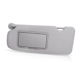 Grey Left Driver Side Sun Visor with Mirror Compatible with Honda CRV 2017 2018 2019 2020 2021 2022 Replace# 83280-TLA-A62,83280-TLY-H11ZB