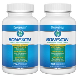 Pharmaxa Laboratories Bonexcin 2-Pack: Natural Bone Strength & Density Supplement