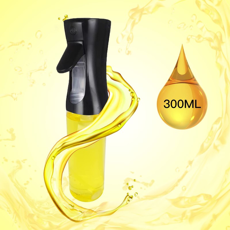 Lumeiy LU007-Black-300ML Oil sprayers & dispensers, Plastic, Black