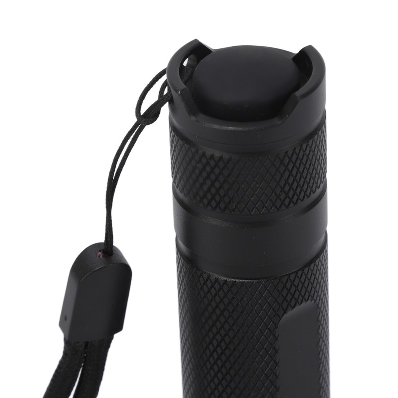UV Flashlight LED 365nm Aluminium Alloy Battery Powered Widely Used
