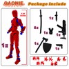QAONIE (Assembly Completed) 3D Printed Figure 5.54-inch Dummy13 with Weapon