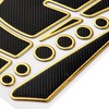 Mtsooning 3D Gas Tank Pad Sticker Replacement for Honda Yamaha