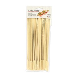 Fackelmann Fingerfood Sticks Set "Asia Line" of Bamboo, Brown, 10-Inch, 50-Piece
