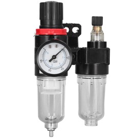 Air Compressor Filter Regulator Water Pressure Lubricator Tool Oil Separator G1/4in AFC2000