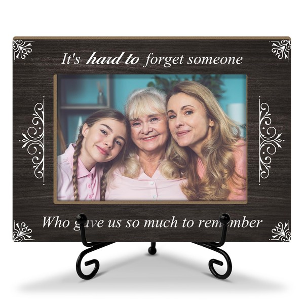 Zodvery Wooden Photo Frame Memorial Picture Frame - It's Hard