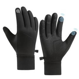 CRAZY SHARK Cycling Gloves Warm Winter Gloves Touchscreen Sports Gloves Cycling Gloves Windproof Non-Slip Gloves for Men Women for Cycling Running Jogging Hiking