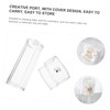 ULTECHNOVO Long Lasting Cotton Pad Organizer Box 2pcs Makeup Storage