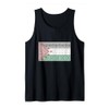 Palestine Flag Tatreez Cross Stitch Pattern Traditional Tank Top