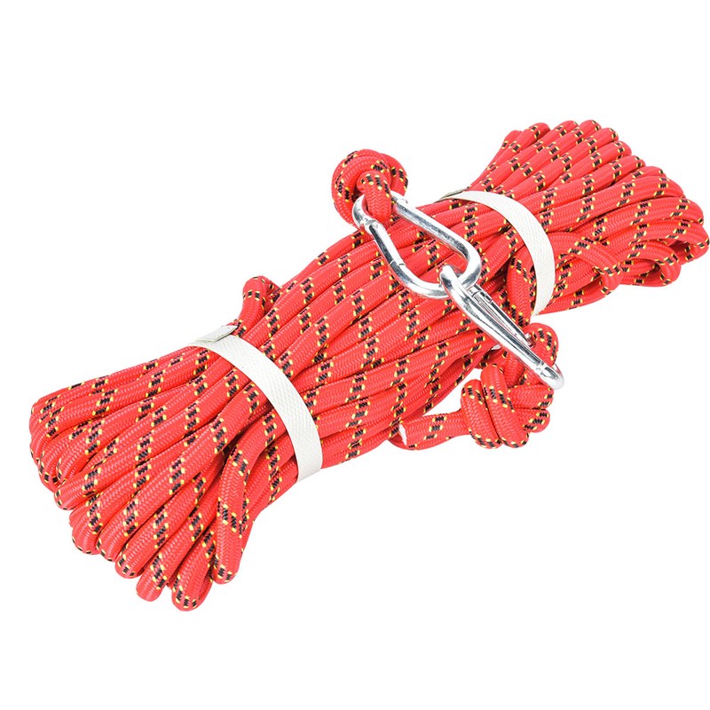10M/32ft Outdoor Rescue Rock Climbing Rope Safety Escape Rope for