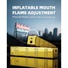 Gold Lighter with Cool Design, Refillable Butane Lighter, Portable &