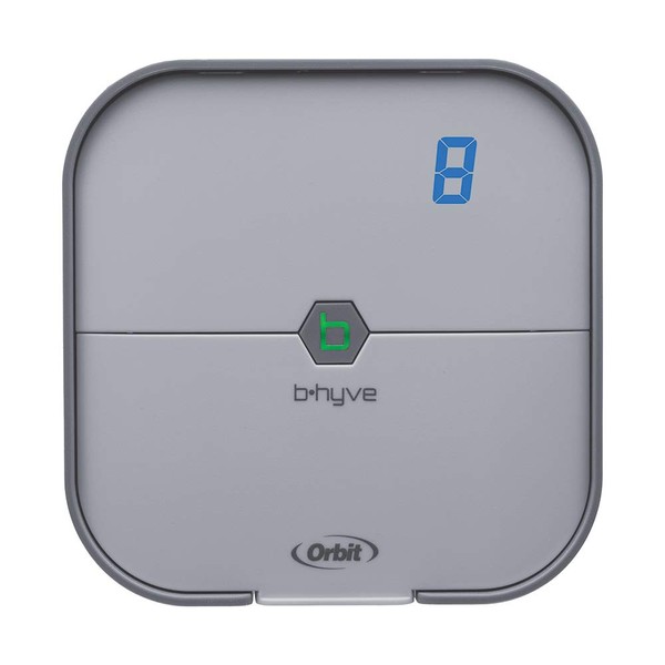 Orbit B-hyve 8-Zone Smart Indoor Sprinkler Controller,Gray