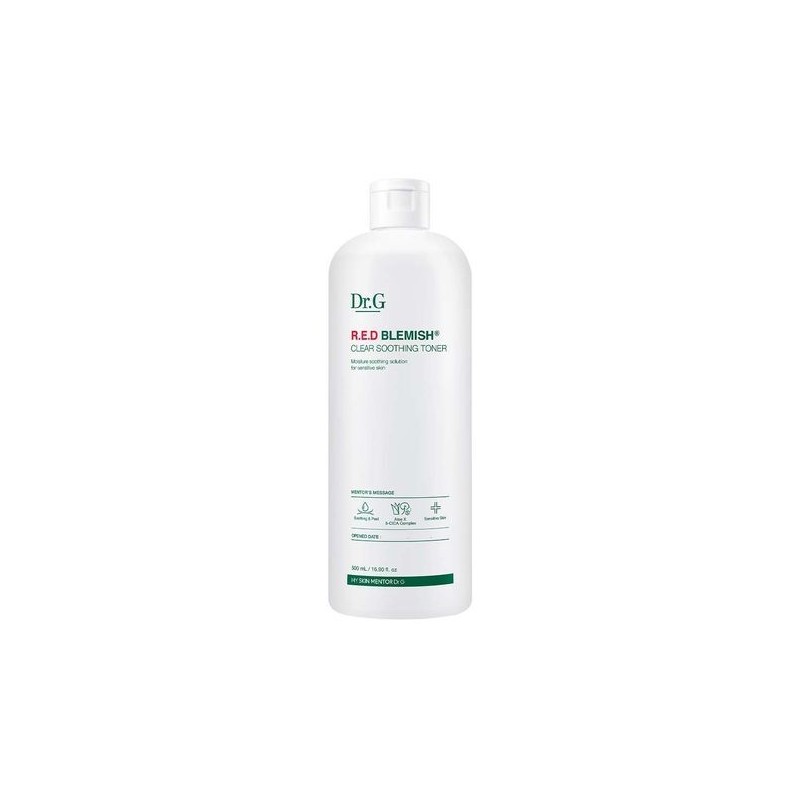 [Soothing/Exfoliating/Large Capacity] Dr.G Red Blemish Clear Soothing Toner 500ml /