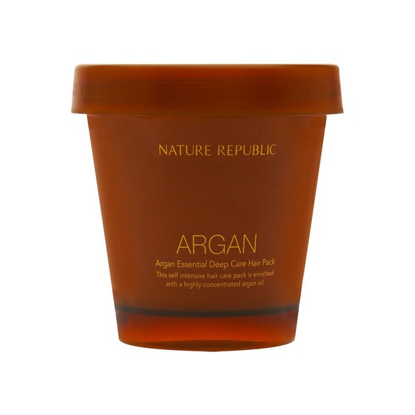 Nature Republic Argan Essential Deep Care Hair Pack, 200 ml / 6.76 Fl Oz