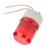 220V Red LED Warning Lights Acousto optic Alarm System Rotating