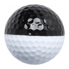6PCS PU Black White Soft High Elastic Excellent Stable Fly