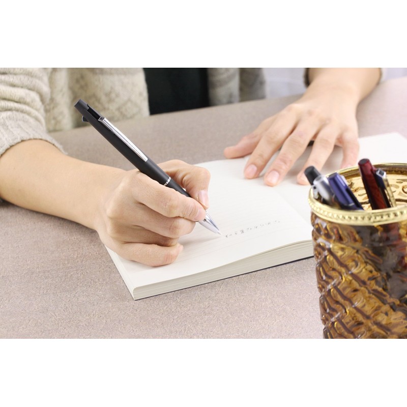 Mitsubishi Pencil SXE380005.24 Tri-Color Ballpoint Pen Jet Stream 0.5 Black