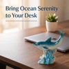 Brizoria Dolphin Decor Nautical Decor Leaping Dolphin Figurines Blue White