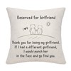 Bommex Funny Cartoon Cushion Covers Thank You For Being My