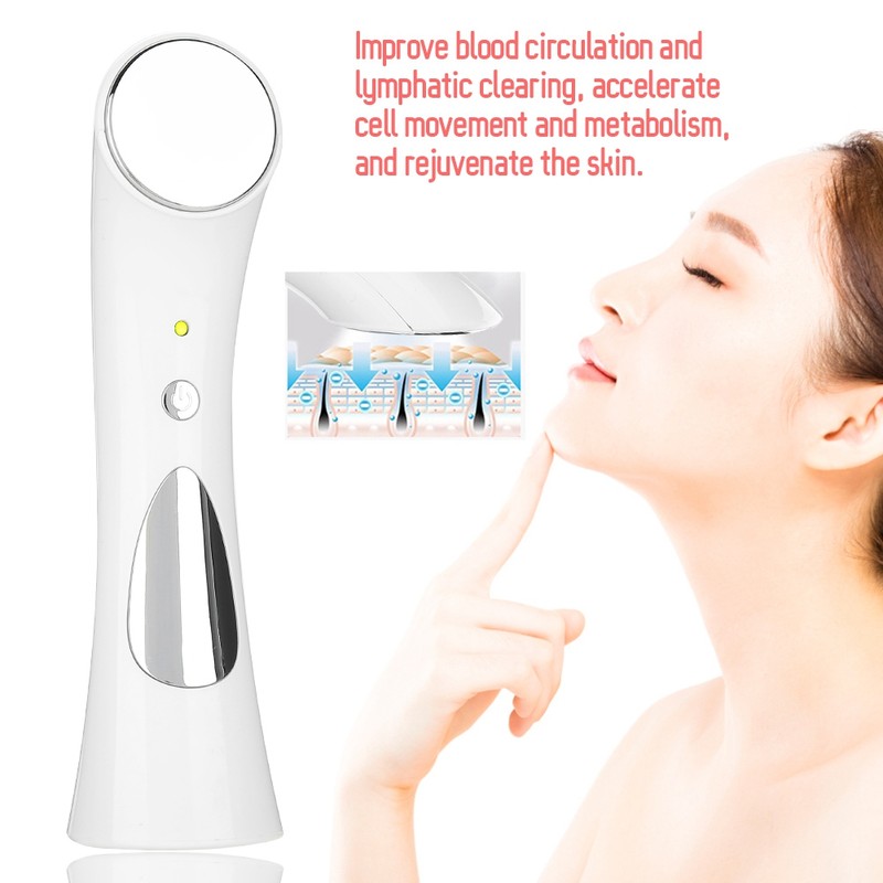 USB Micro current Ultrasonic Ion Importing Facial Pores Cleansing Instrument